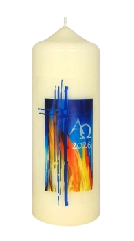 Ostertischkerze 170/60 mm, Dek. 3409